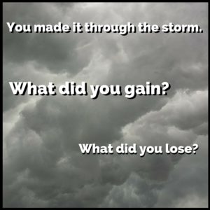 Image for Writing About Negative Experiences - You made it through the storm. What did you gain? What did you lose?