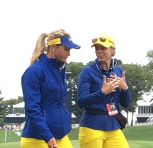Suzann Petterson and Annika Sorenstam Solheim Cup 2017